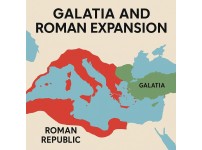 Map and relief sculpture related to Galatia