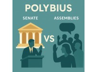 Ancient Roman scene: Senate debate