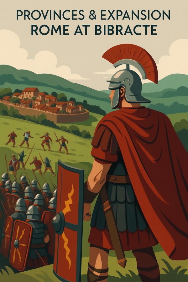 Roman Legions Near Bibracte