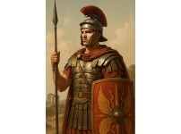 Roman soldiers and standards