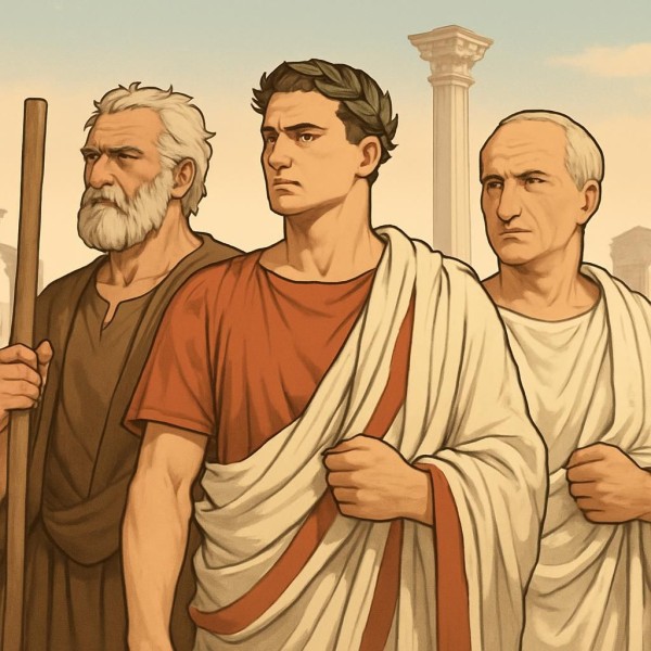Cincinnatus, Gaius Julius Caesar, and Cicero: Insights into Leadership in the Ancient Roman Republic